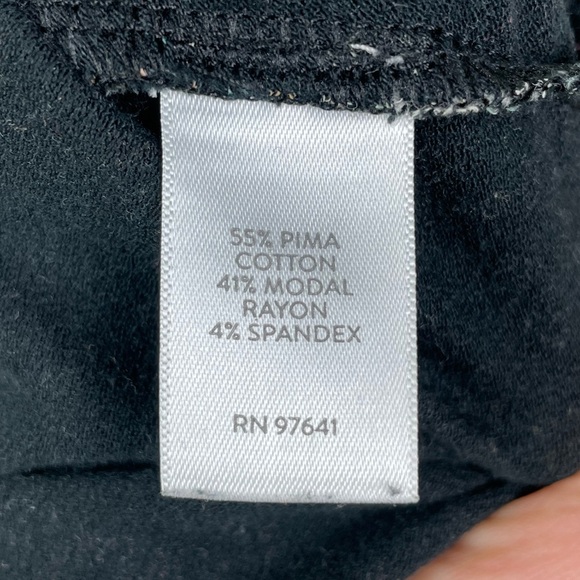 J.Jill Women's Large PETITE 3/4 Sleeve Pima Cotton Top Blouse Autumnal Floral - Picture 8 of 13